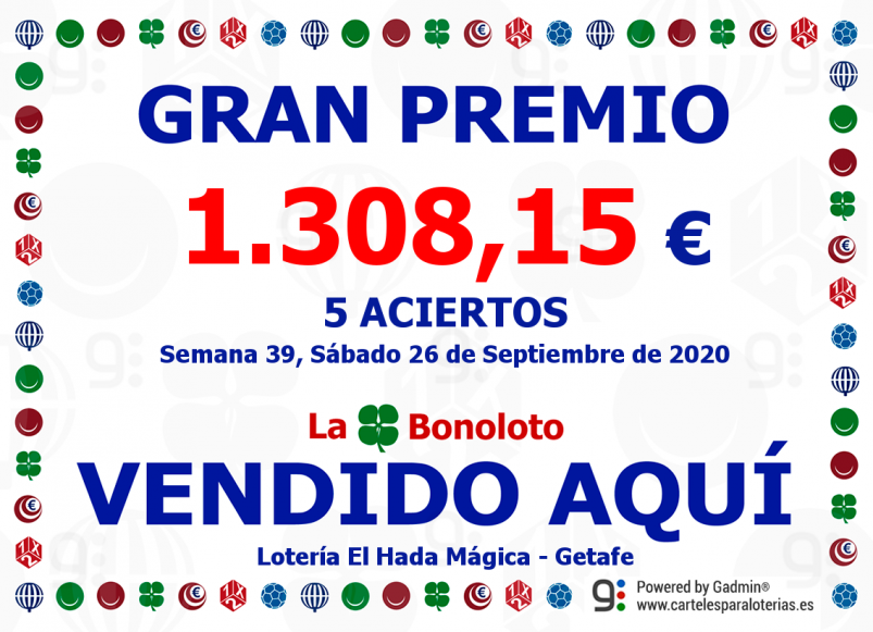 Premio Lotería El Hada Mágica Getafe