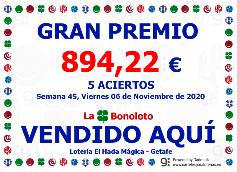 Premio con Lotería El Hada Mágica