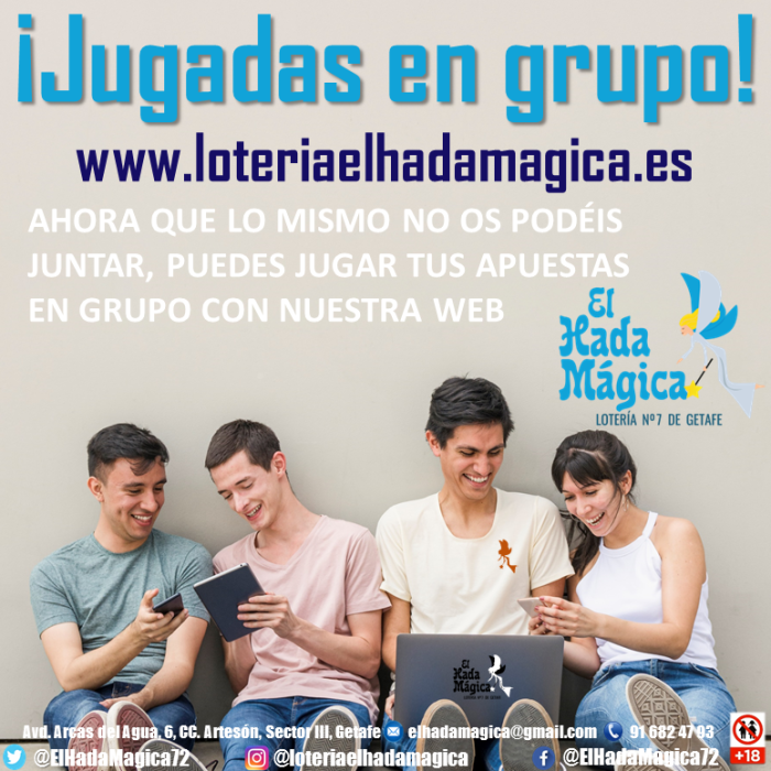 Jugadas en Grupo Lotería El Hada Mágica Getafe