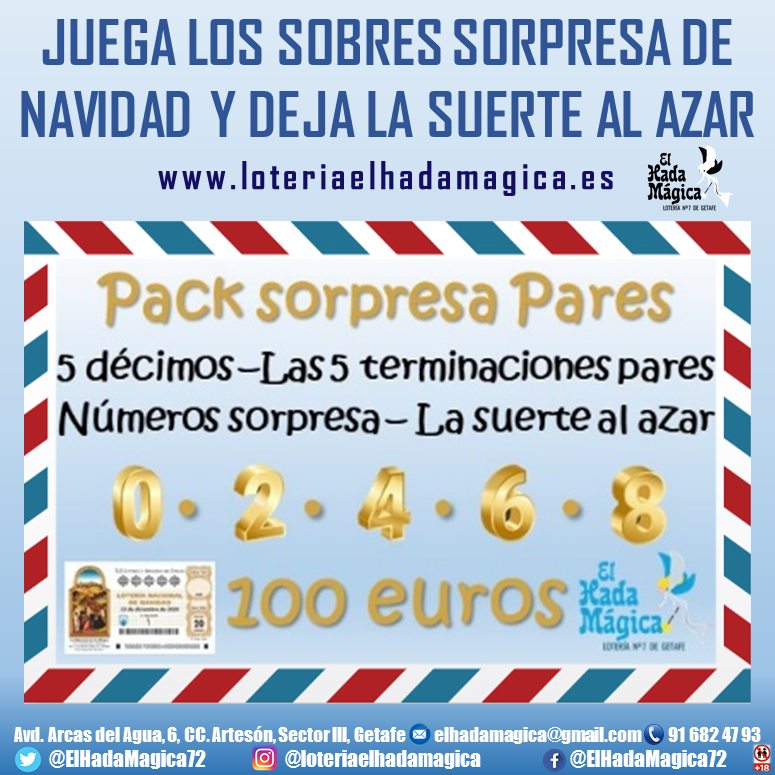 Lotería de Navidad El Hada Mágica Getafe