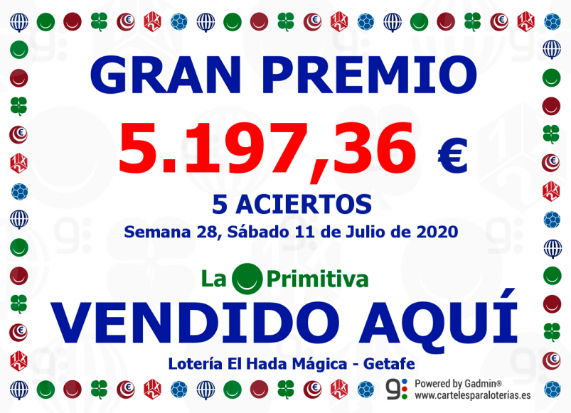 Premio Lotería El Hada Mágica Getafe
