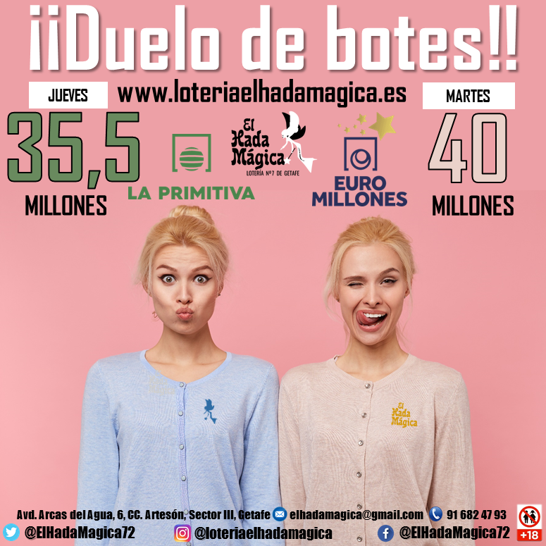 Duelo de botes loteria el hada m&aacute;gica de Getafe