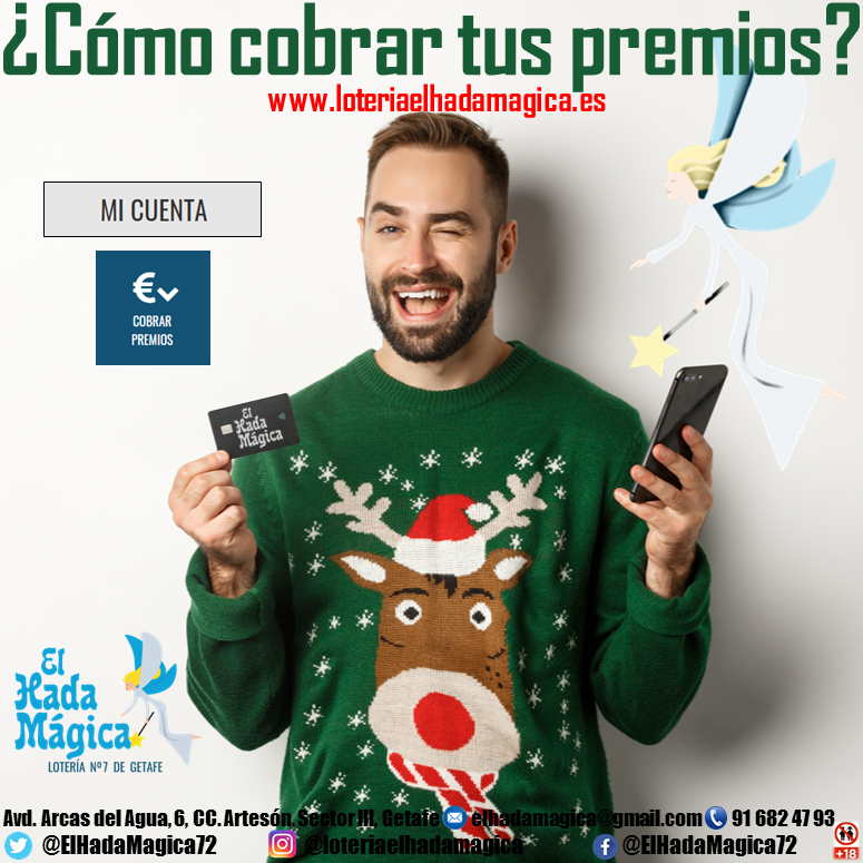Cobrar décimo digital loteria el hada magica
